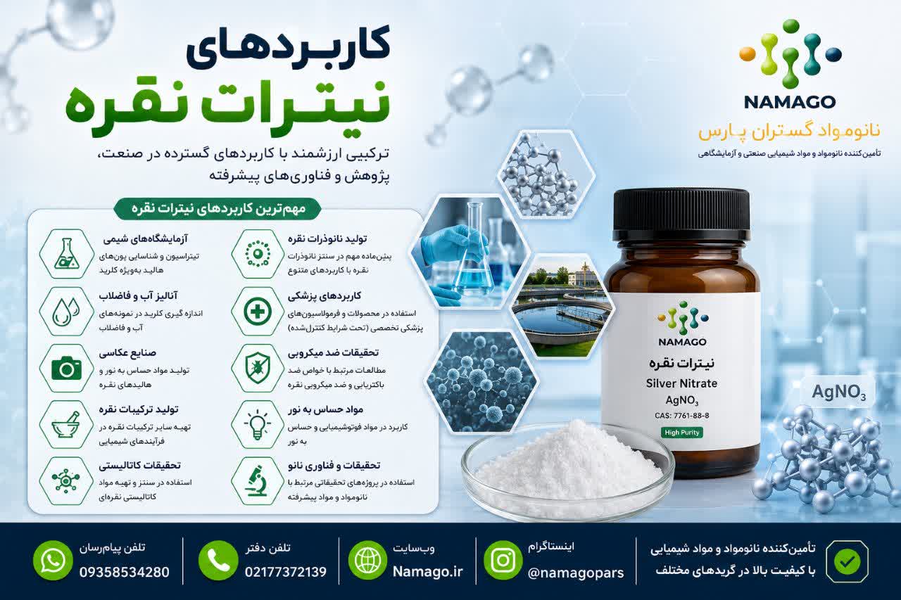 کاربردهای نقره نیترات