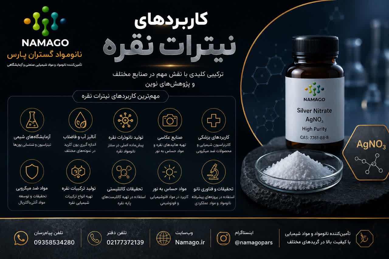کاربردهای نیترات نقره