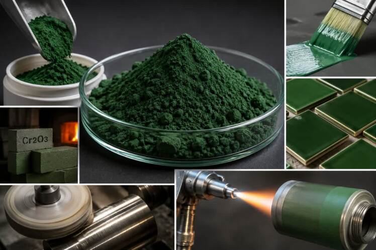 اکسید کروم (Chromium Oxide) چیست؟ کاربردها، تولیدکنندگان جهانی، بازار مصرف و چشمانداز آینده